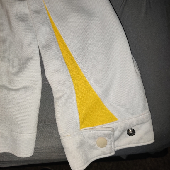 Flawless vintage Jordan jacket women's XL white black and gold new without tags - Picture 5 of 6
